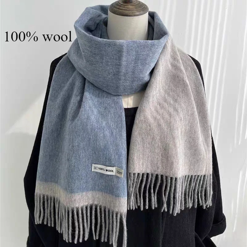 High Quality Australian Pure 100% Wool Scarfs Women Long Fringed Warm Cashmere Shawl Women's Winter Warm Knitted Neck Scarf Wrap
High Quality Australian Pure 100% Wool Scarfs Women Long Fringed Warm Cashmere Shawl Women's Winter Warm Knitted Neck Scarf Wrap
