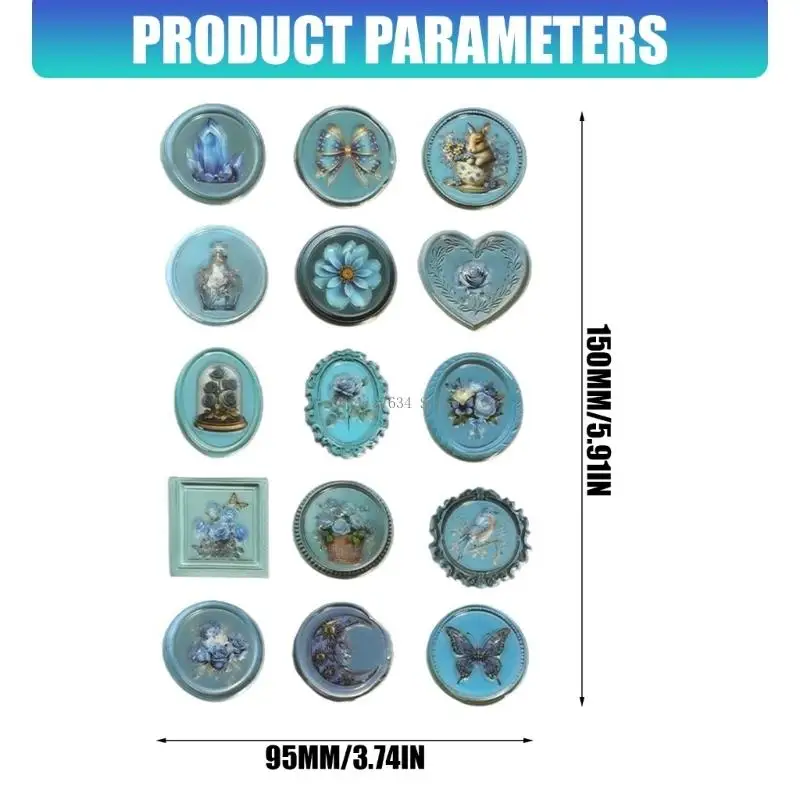 Pack of 90 Epoxy Flower Sealing Sticker with Strong Stickiness for Stationery
Pack of 90 Epoxy Flower Sealing Sticker with Strong Stickiness for Stationery