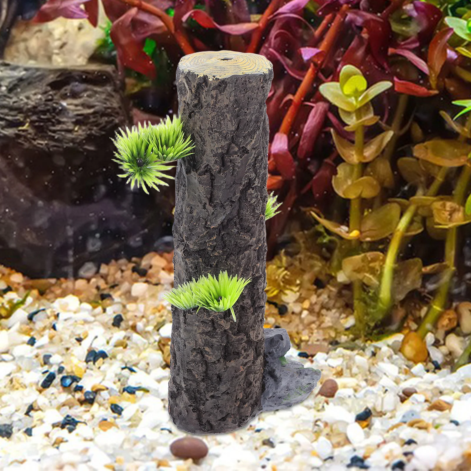 Aquarium Tree Stump Decoration Resin Underwater Tree Ornament For Fish Tank Freshwater Turtle Betta Shrimp Habitat Tank
Aquarium Tree Stump Decoration Resin Underwater Tree Ornament For Fish Tank Freshwater Turtle Betta Shrimp Habitat Tank