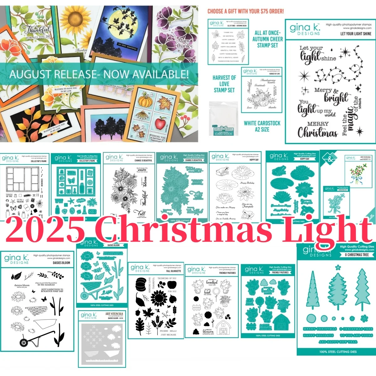 August New Release 2025 Fall Christmas Light Tree Metal Cutting Dies Stamps Stencil for DIY Making Gift Card Scrapbook Craft 
August New Release 2025 Fall Christmas Light Tree Metal Cutting Dies Stamps Stencil for DIY Making Gift Card Scrapbook Craft