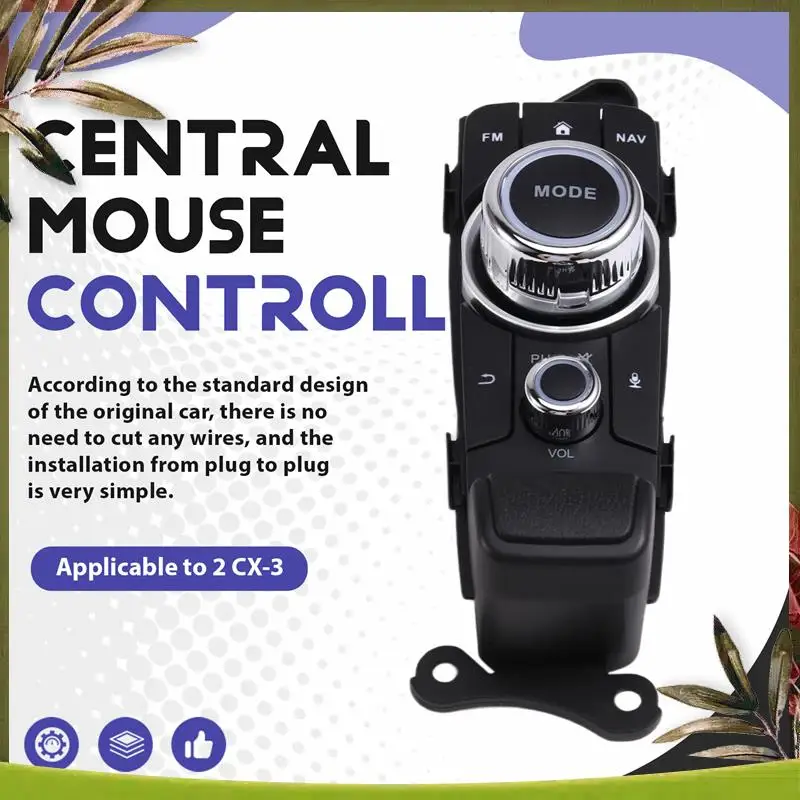 NEW Car Central Controller Mode Knob Button Mouse NAV Controller Switch Button For Mazda CX-3 2 Demio Low-End 2014-2021
NEW Car Central Controller Mode Knob Button Mouse NAV Controller Switch Button For Mazda CX-3 2 Demio Low-End 2014-2021
