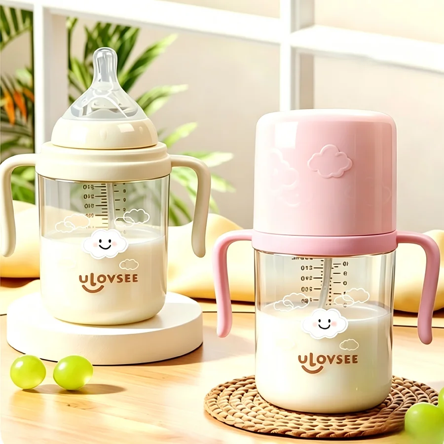 300ML Cloud Printed Wide-Neck PPSU Baby Feeding Bottle Set, 3-In-1 Use, Weighted Straw and Handle, Perfect Gift, Easy Feeding
300ML Cloud Printed Wide-Neck PPSU Baby Feeding Bottle Set, 3-In-1 Use, Weighted Straw and Handle, Perfect Gift, Easy Feeding