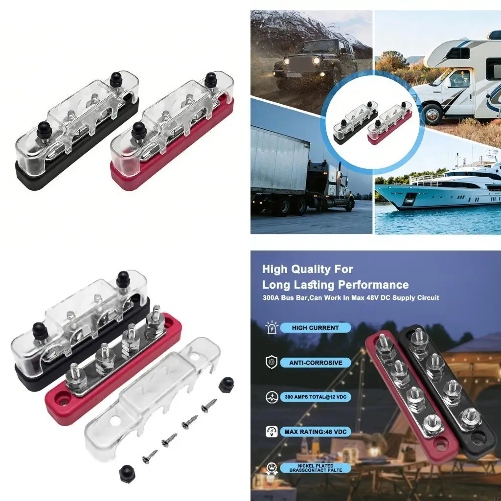 Heavy Duty 150A Power Distribution Block for Automotive & Marine Applications H9EE
Heavy Duty 150A Power Distribution Block for Automotive & Marine Applications H9EE