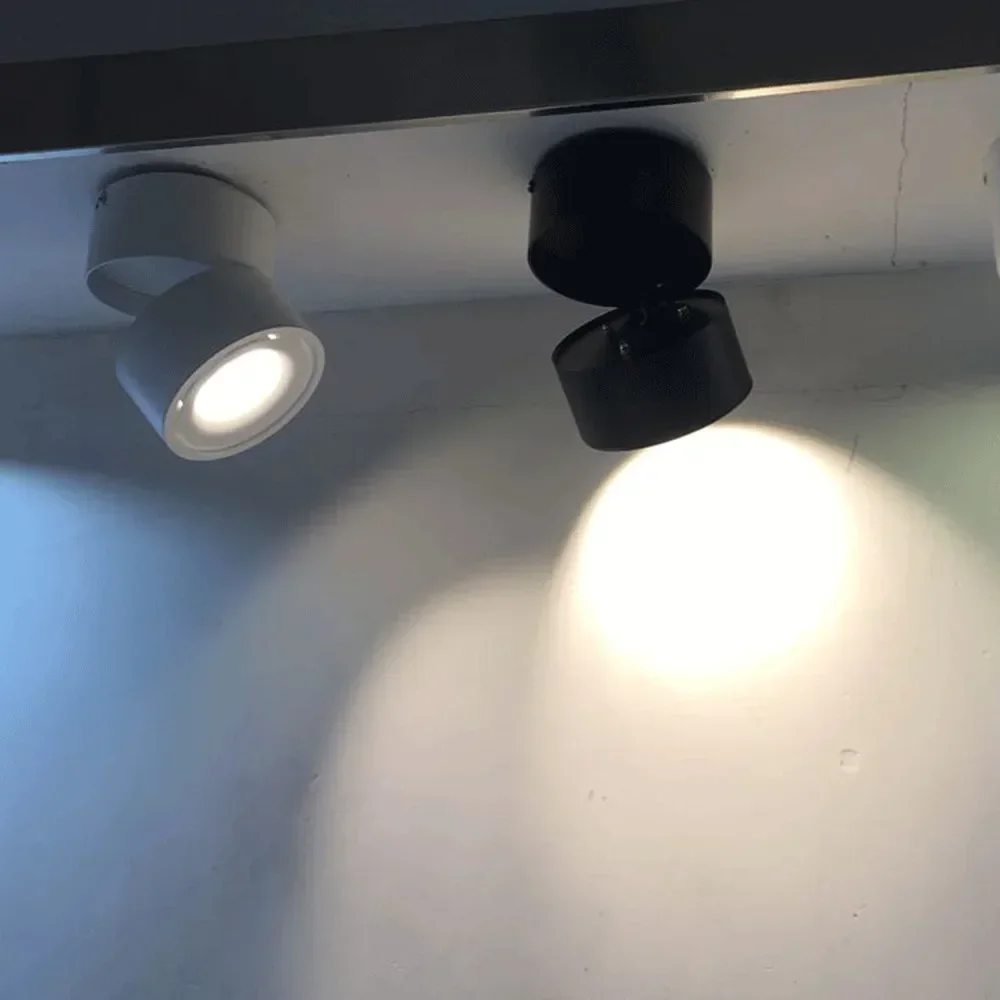 Foldable LED Downlights Dimmable COB Surface Mounted LED Ceiling Lamps 7W/10W/15W/18W 360° Rotatable Background Spot Lights
Foldable LED Downlights Dimmable COB Surface Mounted LED Ceiling Lamps 7W/10W/15W/18W 360° Rotatable Background Spot Lights