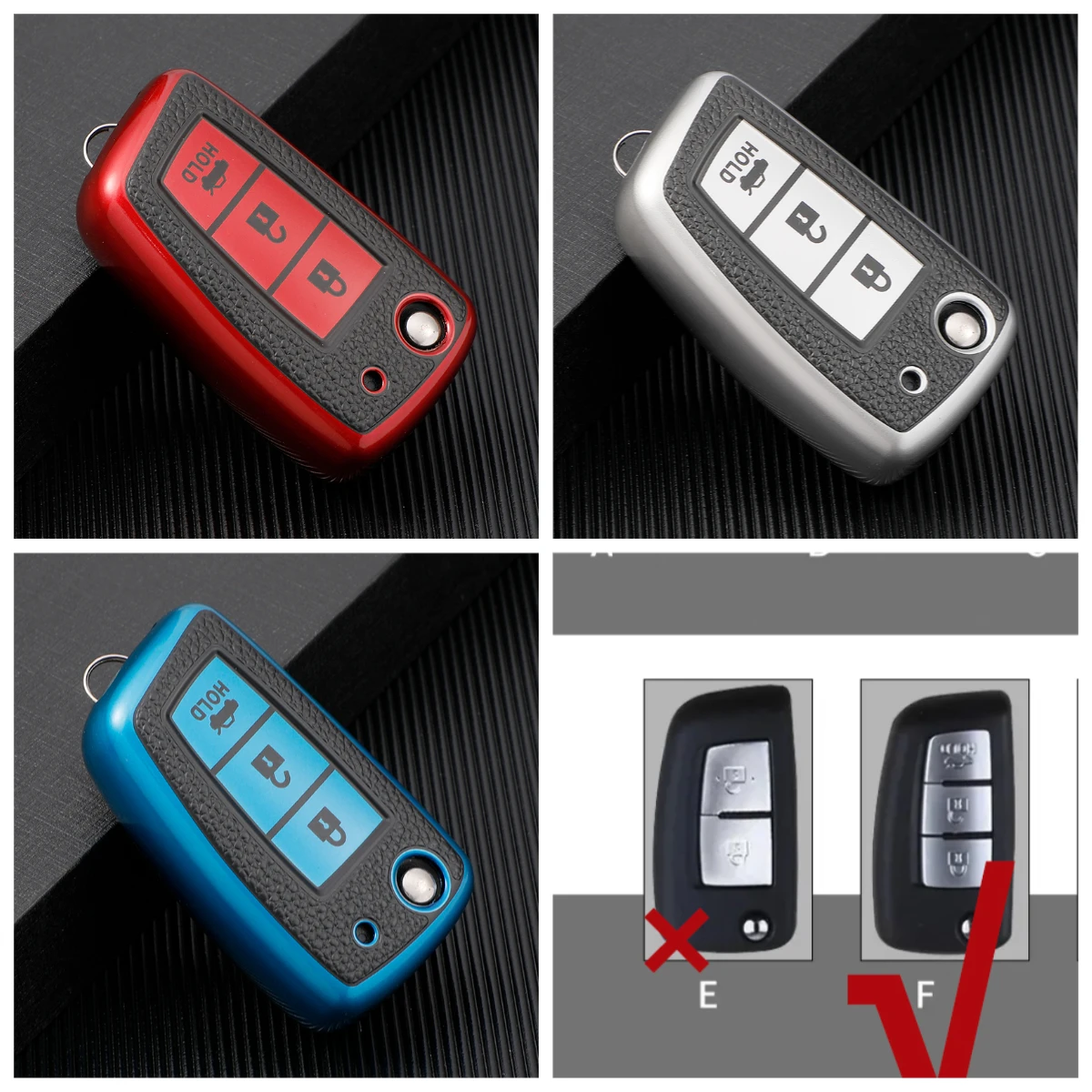3 Buttons TPU Key Case for Nissan Qashqai J11 X-Trail Juke Micra Murano Tiida Maxima Altima Pulsar Car Flip Key Case Cover Bag
3 Buttons TPU Key Case for Nissan Qashqai J11 X-Trail Juke Micra Murano Tiida Maxima Altima Pulsar Car Flip Key Case Cover Bag
