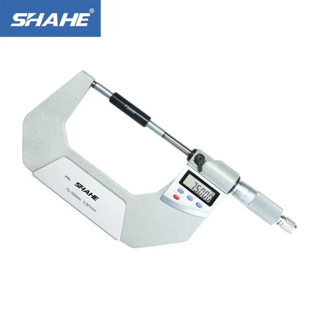 SHAHE IP65 Digital Vernier Caliper Micrometer 75 -100 mm Micrometer Digital 0.001 mm
SHAHE IP65 Digital Vernier Caliper Micrometer 75 -100 mm Micrometer Digital 0.001 mm