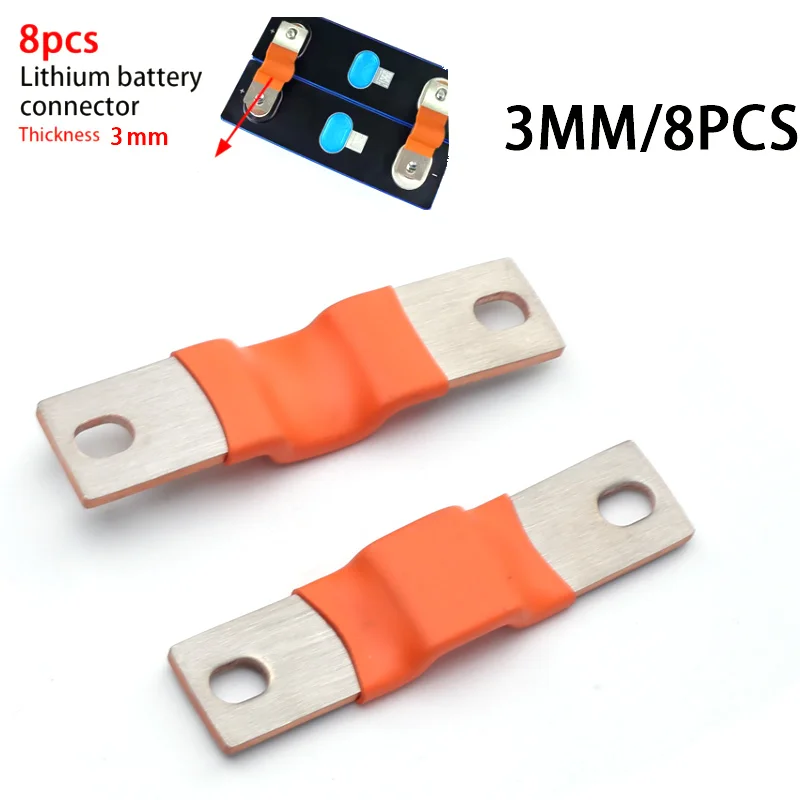 2mm 3mm Thick Flexible Busbar M6 Posts Straps 74mm Hole Central Pitch Connector Clip Contact For LiFePO4 280Ah Battery Cells
2mm 3mm Thick Flexible Busbar M6 Posts Straps 74mm Hole Central Pitch Connector Clip Contact For LiFePO4 280Ah Battery Cells