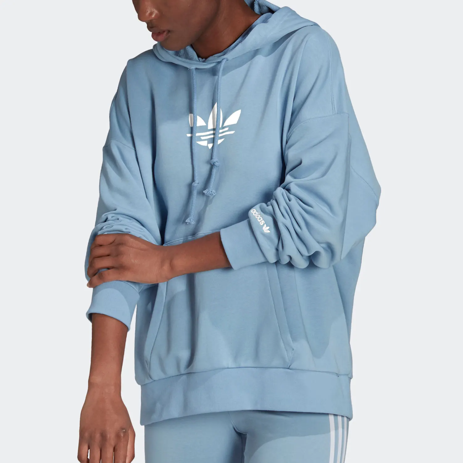 Adidas Official Genuine Seasonal New Women's Loose Knit Hooded Sweatshirt H09306
Adidas Official Genuine Seasonal New Women's Loose Knit Hooded Sweatshirt H09306