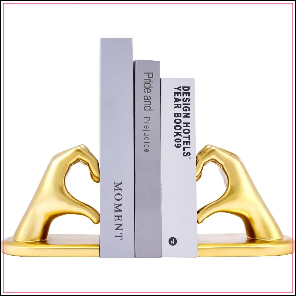 Heart Design Bookends, Heavy Duty Resin Book Stopper, Non-Skid, Large Size 10.43x3.93x5.51 Inches
Heart Design Bookends, Heavy Duty Resin Book Stopper, Non-Skid, Large Size 10.43x3.93x5.51 Inches