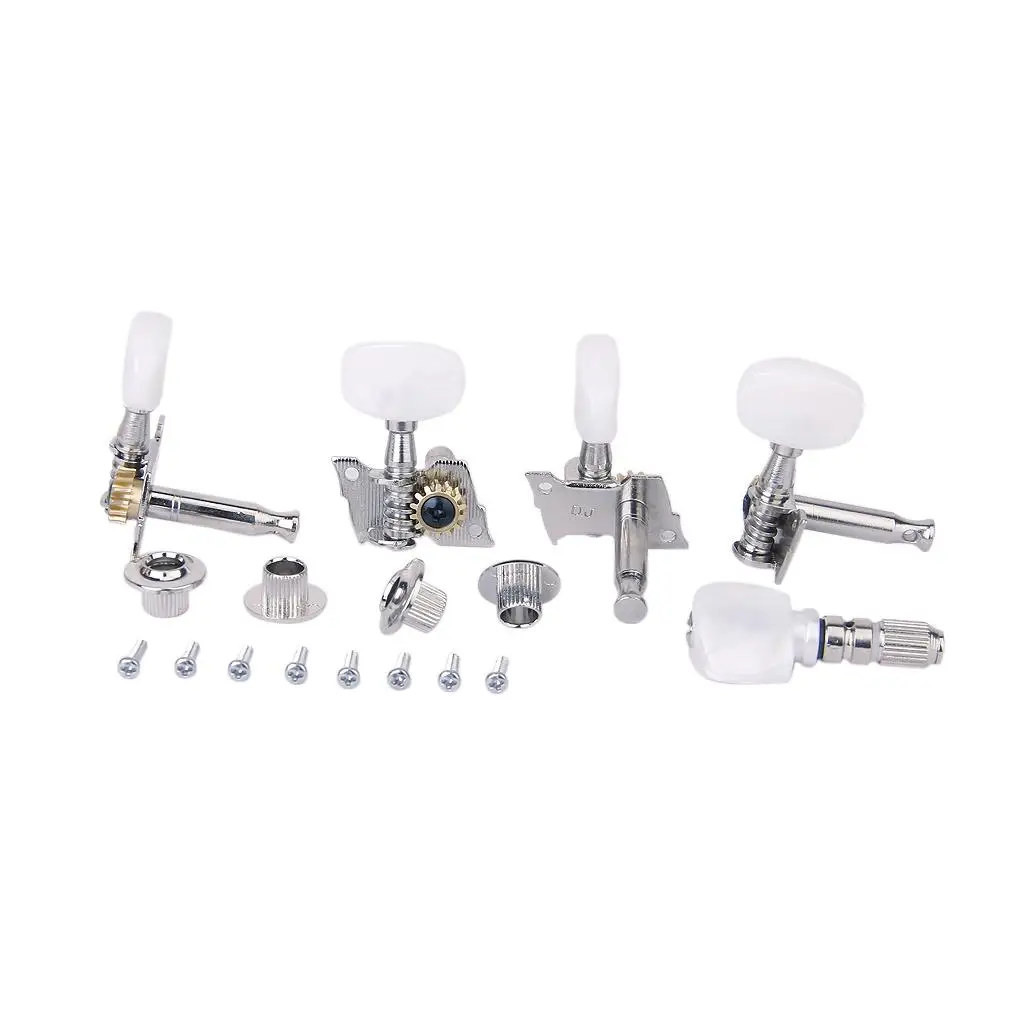Banjo Tuning Pegs Machine Head Keys 5pcs White Silver for Banjo Stemmer Replacement and Adjustment
Banjo Tuning Pegs Machine Head Keys 5pcs White Silver for Banjo Stemmer Replacement and Adjustment
