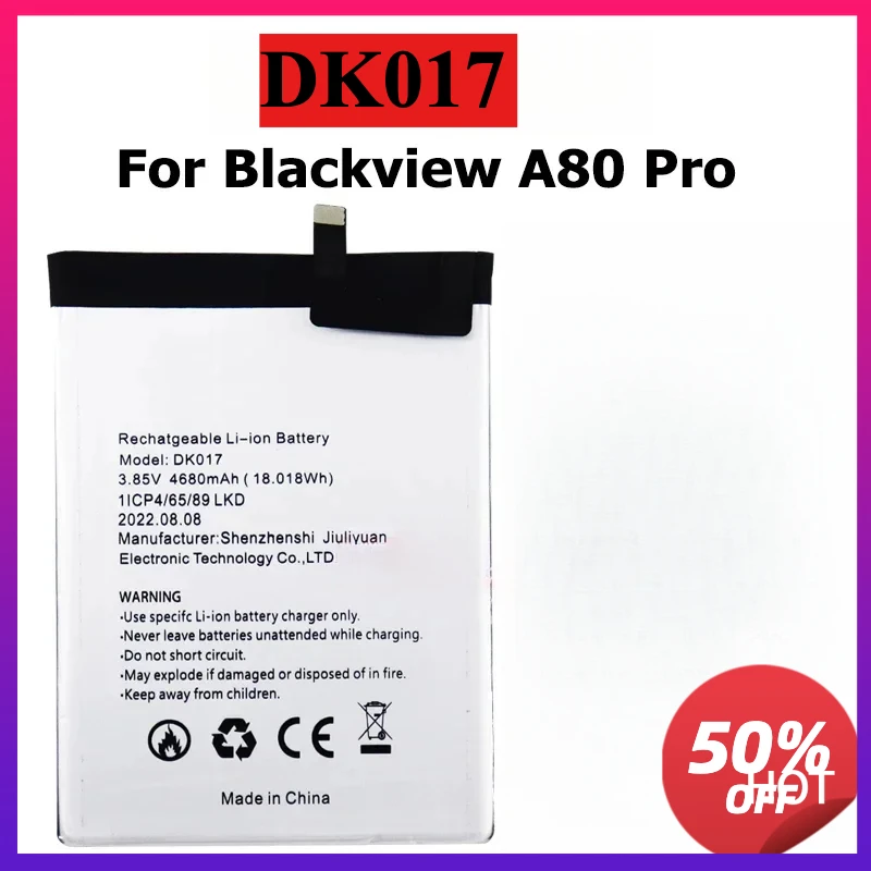 High Quality New DK017 Li426587HTT Li486690JLY P10000 R6 P2 Battery For Blackview R6 A10 A70 A80 A90 A100 P2 P10000 Lite Pro
High Quality New DK017 Li426587HTT Li486690JLY P10000 R6 P2 Battery For Blackview R6 A10 A70 A80 A90 A100 P2 P10000 Lite Pro