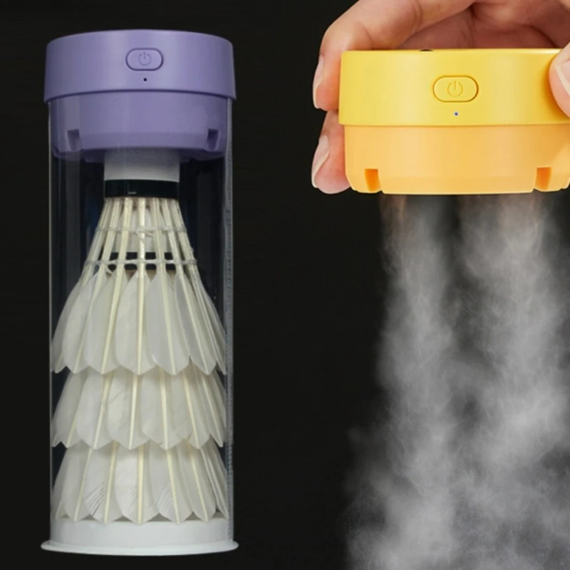 Portable badminton steamer, humidified and resistant, rechargeable and smoked ball cover
Portable badminton steamer, humidified and resistant, rechargeable and smoked ball cover