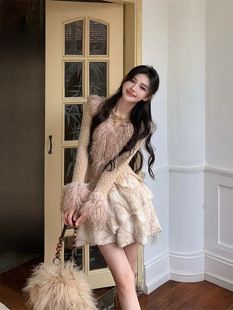 WALKINK Winter Women's Knitted Woolen Vest Elastic Plu Long Sve V-Ne ort Pure Color Commute Sle Inner Wear
WALKINK Winter Women's Knitted Woolen Vest Elastic Plu Long Sve V-Ne ort Pure Color Commute Sle Inner Wear