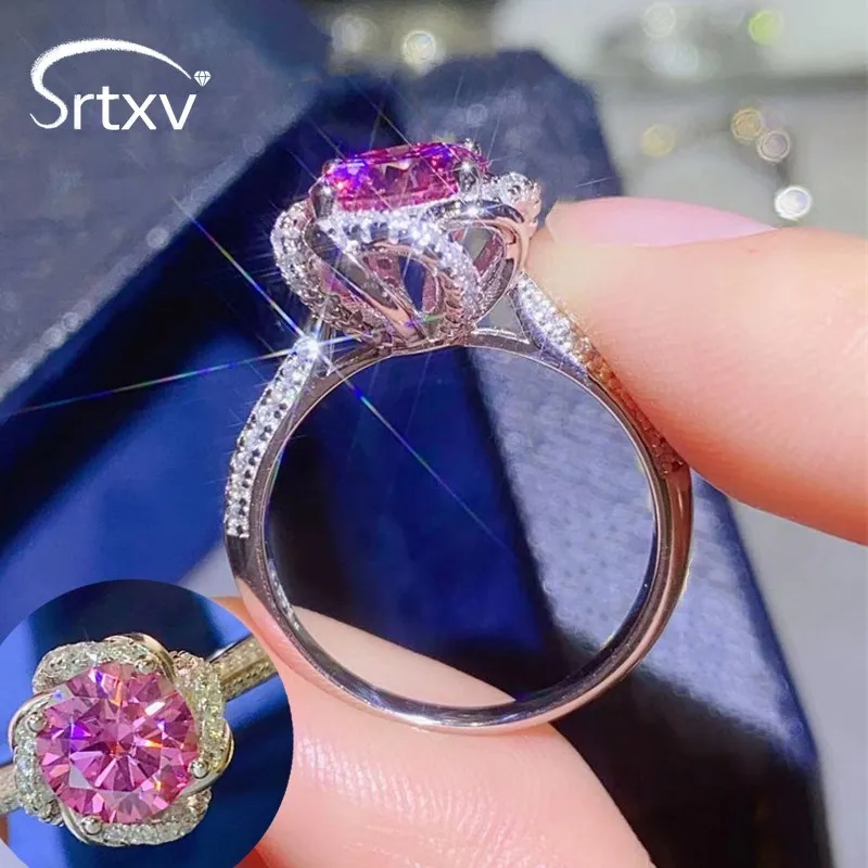 Real Moissanite Rings D Color Pink Yellow Rose Women S925 Sterling Silver Flower Engagement Wedding Ring Gifts Fine Jewelry GRA
Real Moissanite Rings D Color Pink Yellow Rose Women S925 Sterling Silver Flower Engagement Wedding Ring Gifts Fine Jewelry GRA
