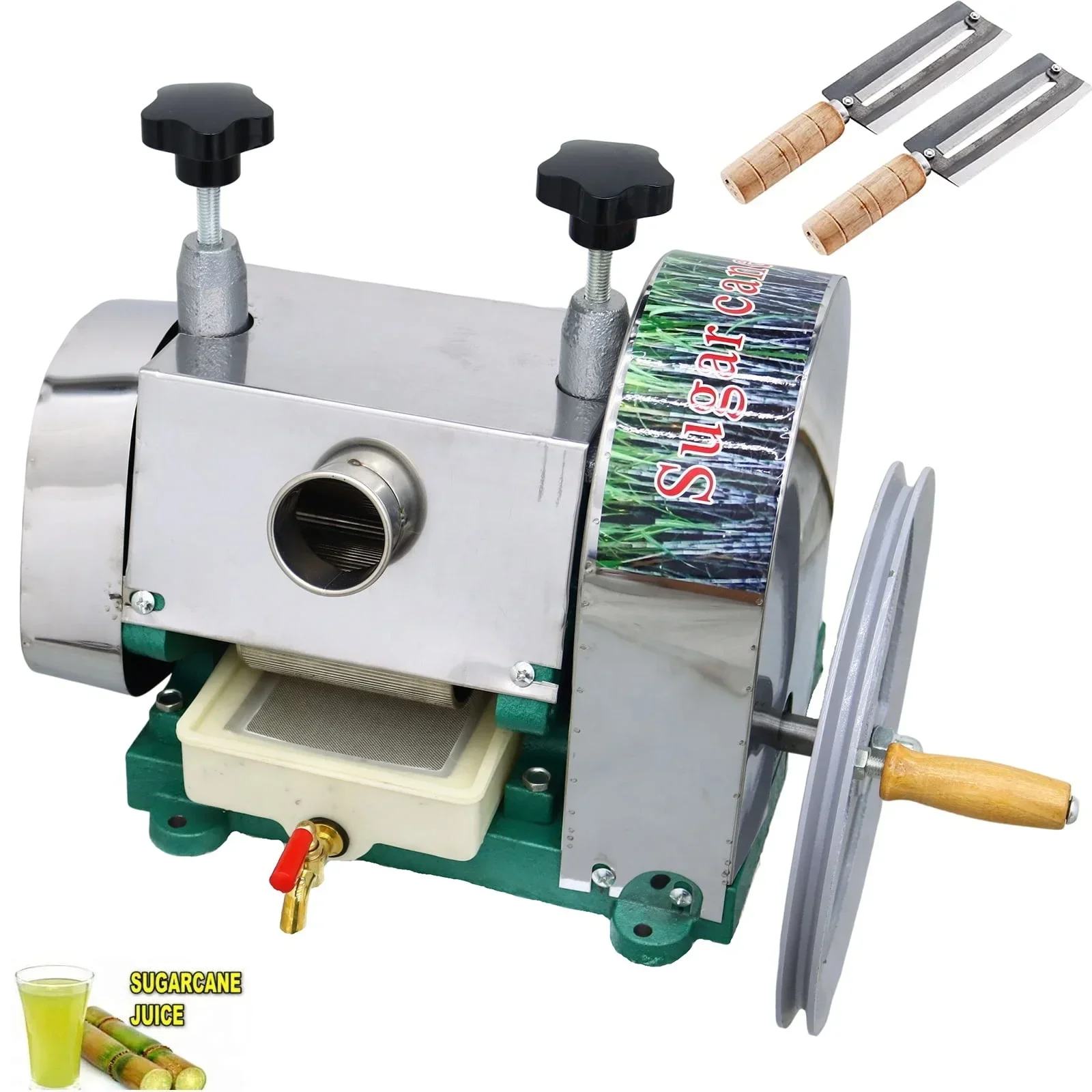 Heavy Duty Commercial Sugar Cane Juice Extractor Wholesale Factory Price Manual Sugarcane Juice Making Machine
Heavy Duty Commercial Sugar Cane Juice Extractor Wholesale Factory Price Manual Sugarcane Juice Making Machine