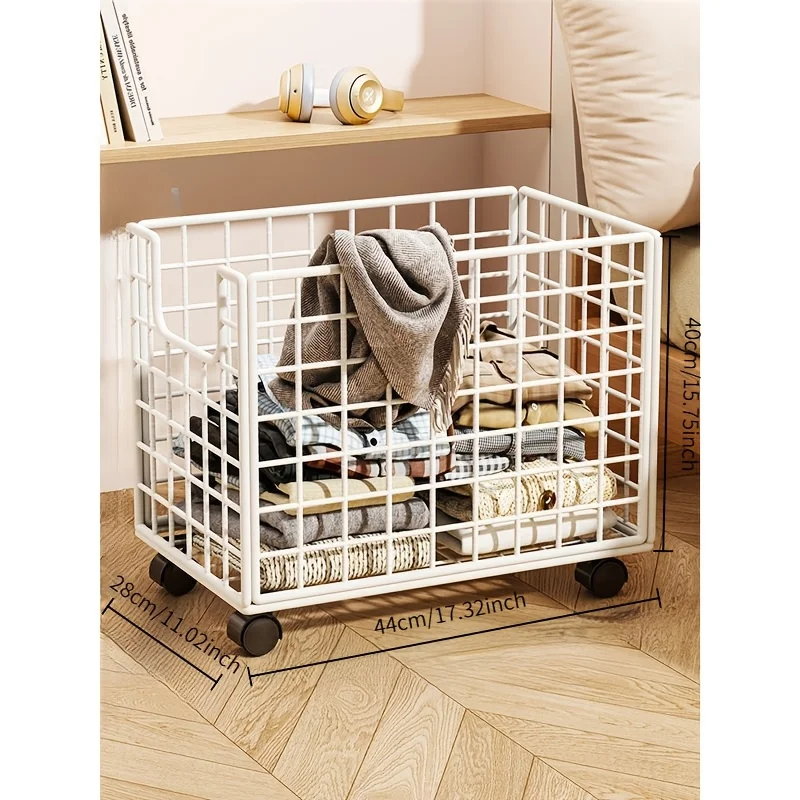 Large metal products dirty clothes storage basket, movable storage basket, living room storage
Large metal products dirty clothes storage basket, movable storage basket, living room storage
