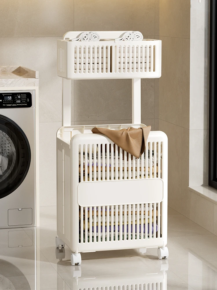 Large Capaci Laundry Hamper with Wheels Foldable Batoom Household Dir Clothes Basket Multi-layer elf Storage Ra
Large Capaci Laundry Hamper with Wheels Foldable Batoom Household Dir Clothes Basket Multi-layer elf Storage Ra