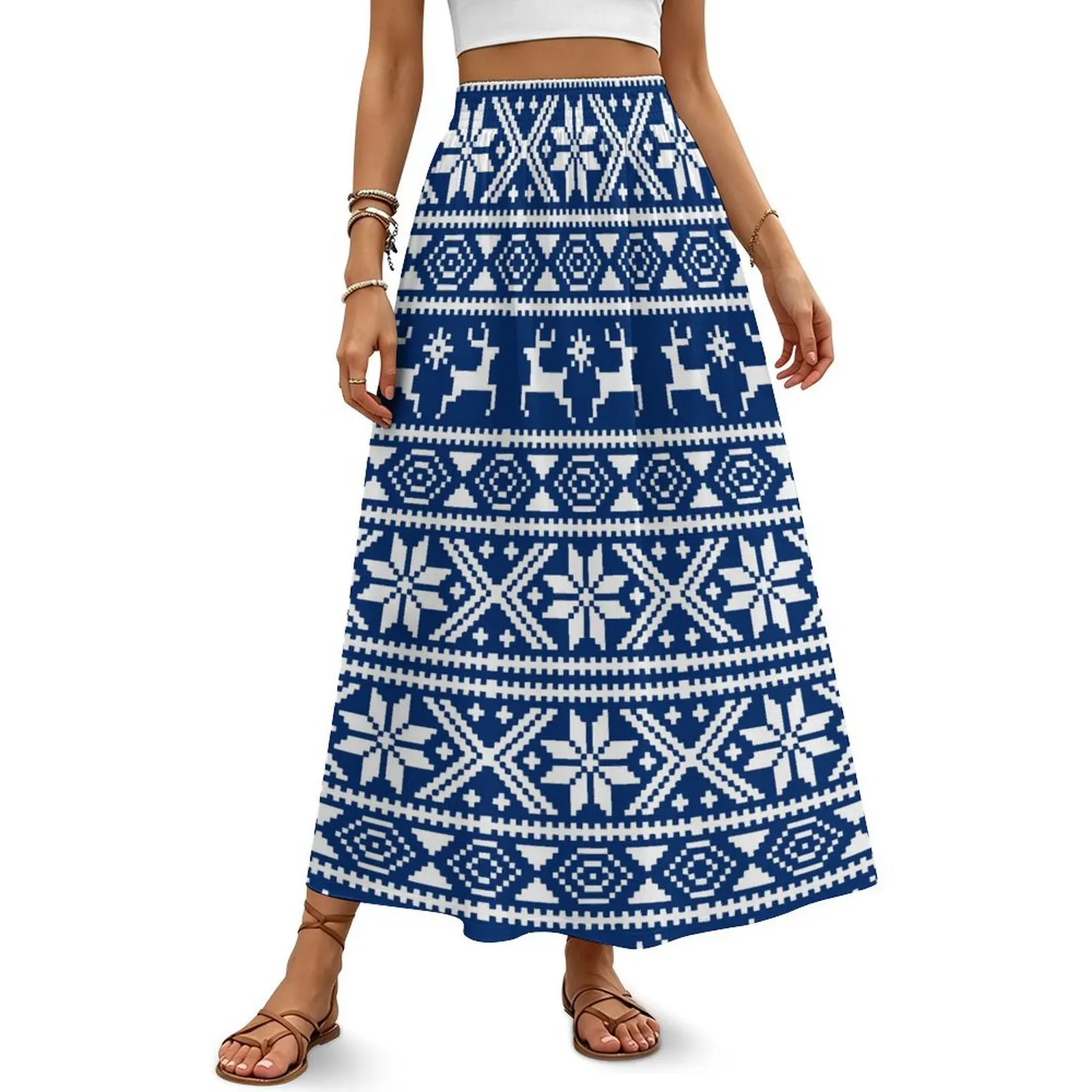 Best Selling Large Size 4XL Polynesian Tribal Hibiscus Print Summer Women Skirt Big Swing Party Holiday High Waist Long Skirts
Best Selling Large Size 4XL Polynesian Tribal Hibiscus Print Summer Women Skirt Big Swing Party Holiday High Waist Long Skirts