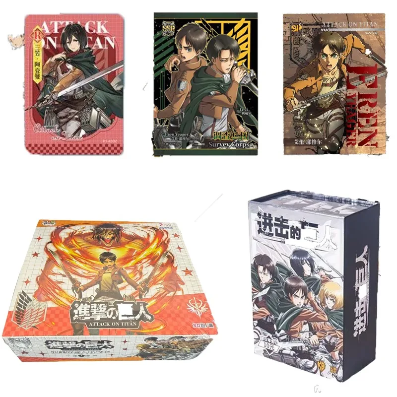 Genuine Attack on Titan Survey Corps Eren Classic Characters Limited Edition Anime Peripherals Collection Card Toys Gift
Genuine Attack on Titan Survey Corps Eren Classic Characters Limited Edition Anime Peripherals Collection Card Toys Gift