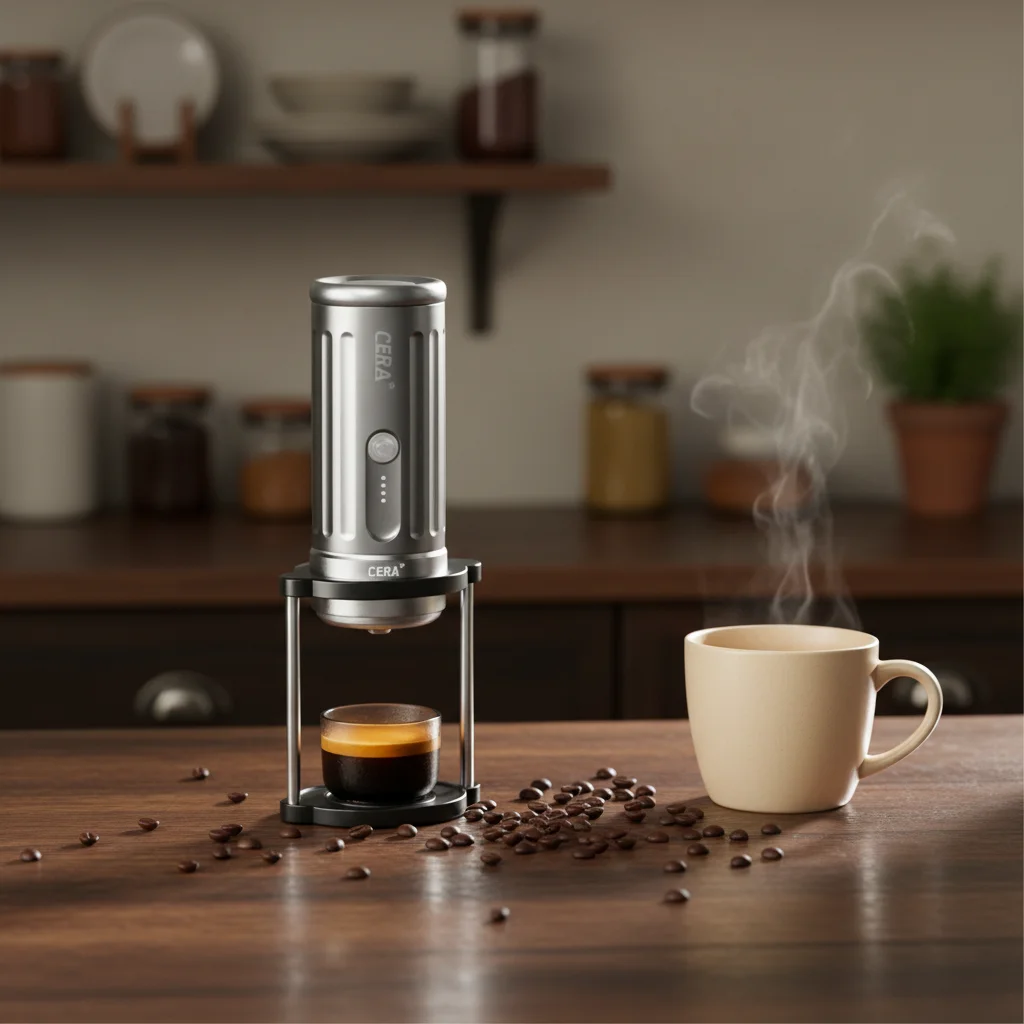 Espresso Machine Semi-Automatic Coffee Maker USB Aluminum New Design Portable Travel Hotel Battery
Espresso Machine Semi-Automatic Coffee Maker USB Aluminum New Design Portable Travel Hotel Battery