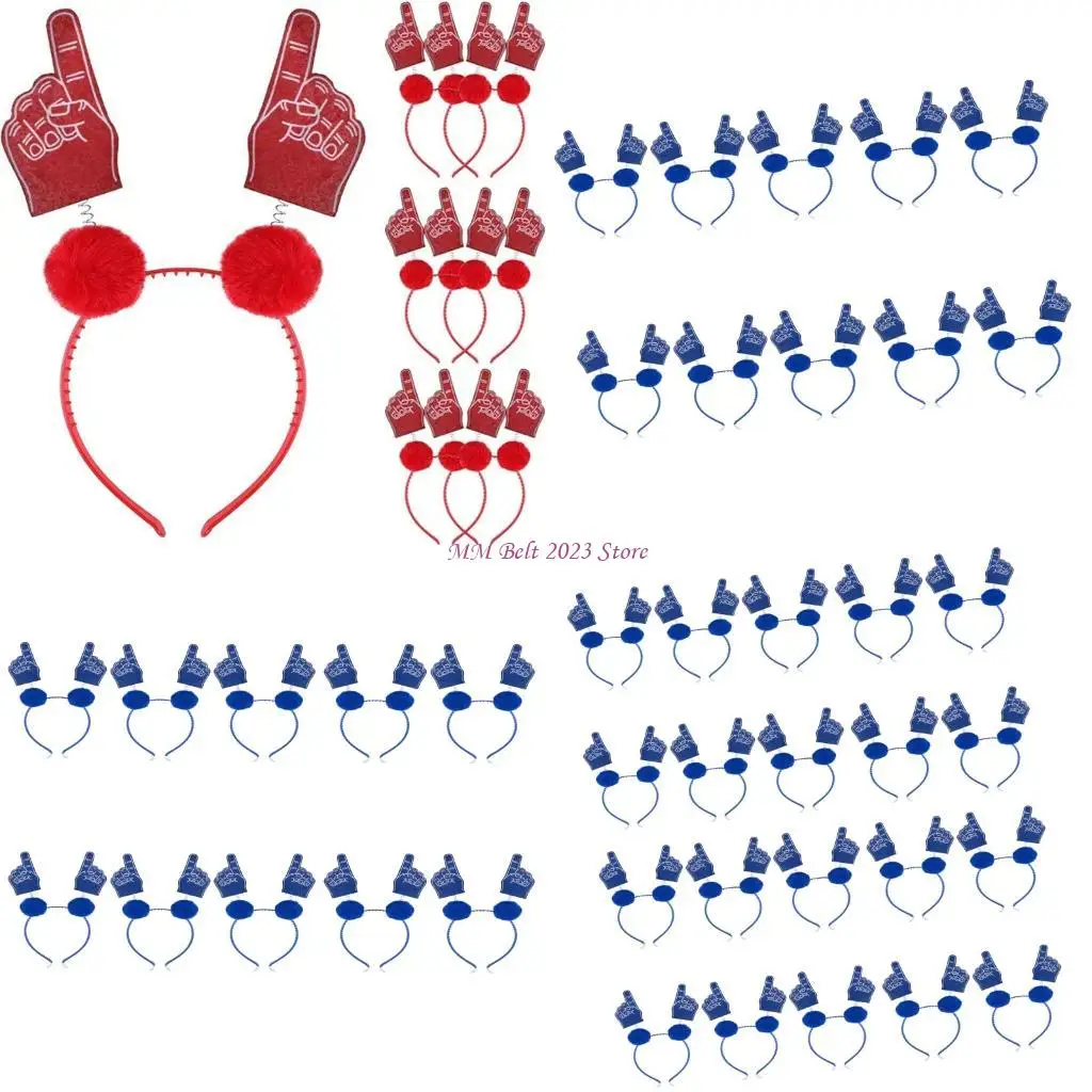 49ME Kids Unisex Sports Fan Hairband Soft Plush Material Soccer Cheer Fan Theme Party School Activity
49ME Kids Unisex Sports Fan Hairband Soft Plush Material Soccer Cheer Fan Theme Party School Activity