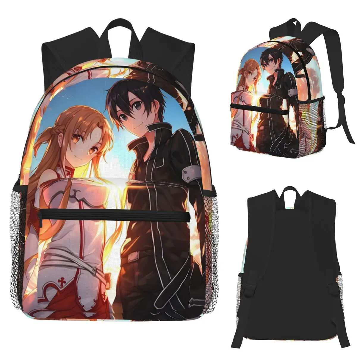 Asuna SAO Cute Anime Girl Sword Art Online Student Backpack School Bag Hiking Travel Daypack for Men Women Bookbag Shoulder Bags
Asuna SAO Cute Anime Girl Sword Art Online Student Backpack School Bag Hiking Travel Daypack for Men Women Bookbag Shoulder Bags