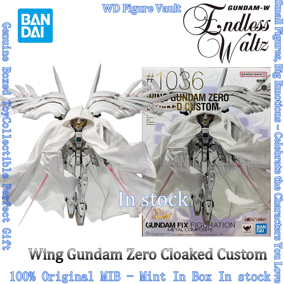 In stock Bandai GUNDAM FIX FIGURATION METAL COMPOSITE Wing Gundam Zero Cloaked Custom Gundam Wing Endless Waltz Genuine Toy Gift
In stock Bandai GUNDAM FIX FIGURATION METAL COMPOSITE Wing Gundam Zero Cloaked Custom Gundam Wing Endless Waltz Genuine Toy Gift