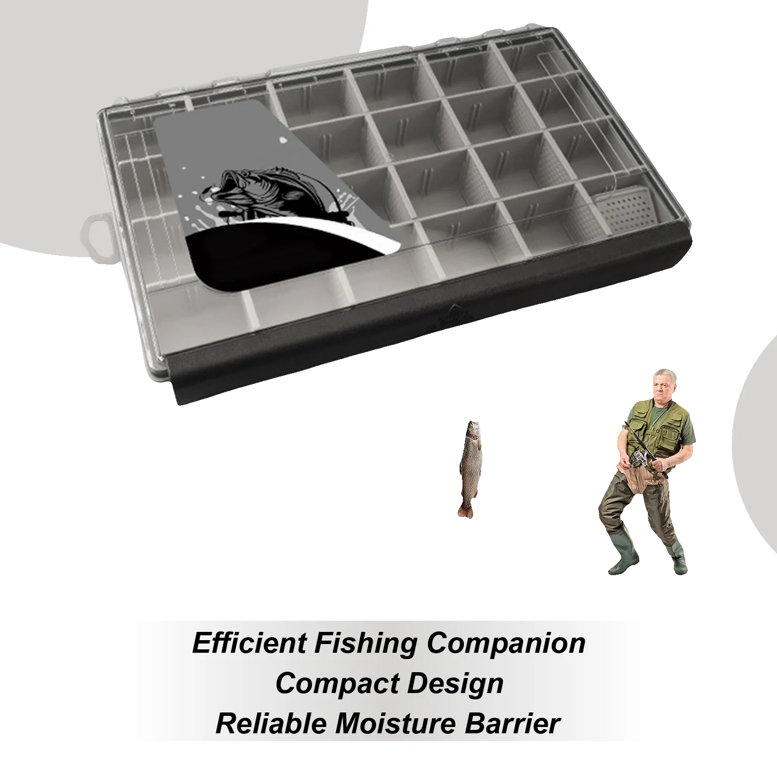 Small Tackle Box Sealing Storage For Angling Lures Portable Weatherproof Fishing Tackle Box For Lure And Angling Gear
Small Tackle Box Sealing Storage For Angling Lures Portable Weatherproof Fishing Tackle Box For Lure And Angling Gear