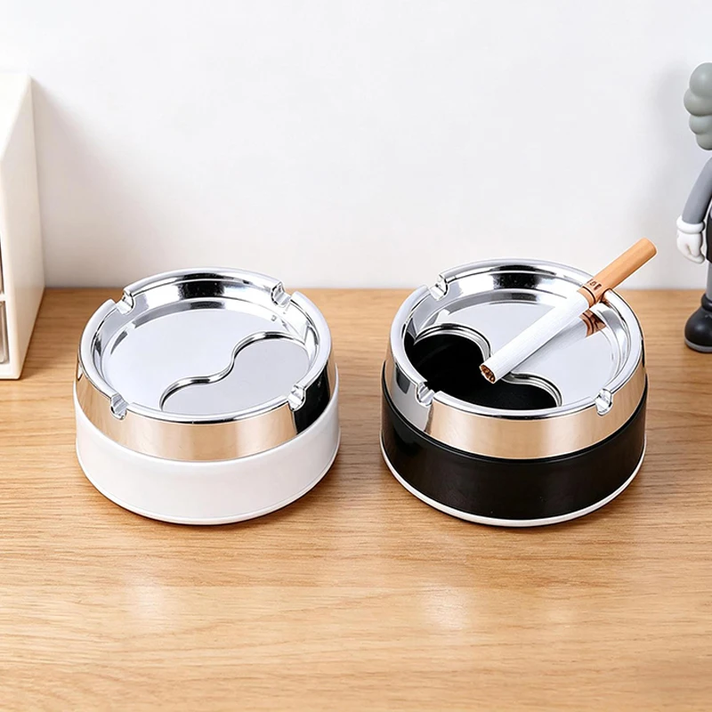 PP+Stainless Steel Ashtray Round Windproof Ashtrays with Rotating Lid for Home Garden Outdoor Indoor Portable Office Sealing
PP+Stainless Steel Ashtray Round Windproof Ashtrays with Rotating Lid for Home Garden Outdoor Indoor Portable Office Sealing