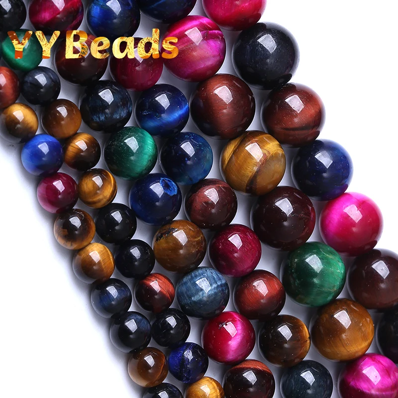 6A Natural Stone Mixed Color Tiger Eye Beads For Jewelry Making Round Loose Beads DIY Bracelet Necklace 4 6 8 10 12mm 15" Strand
6A Natural Stone Mixed Color Tiger Eye Beads For Jewelry Making Round Loose Beads DIY Bracelet Necklace 4 6 8 10 12mm 15" Strand