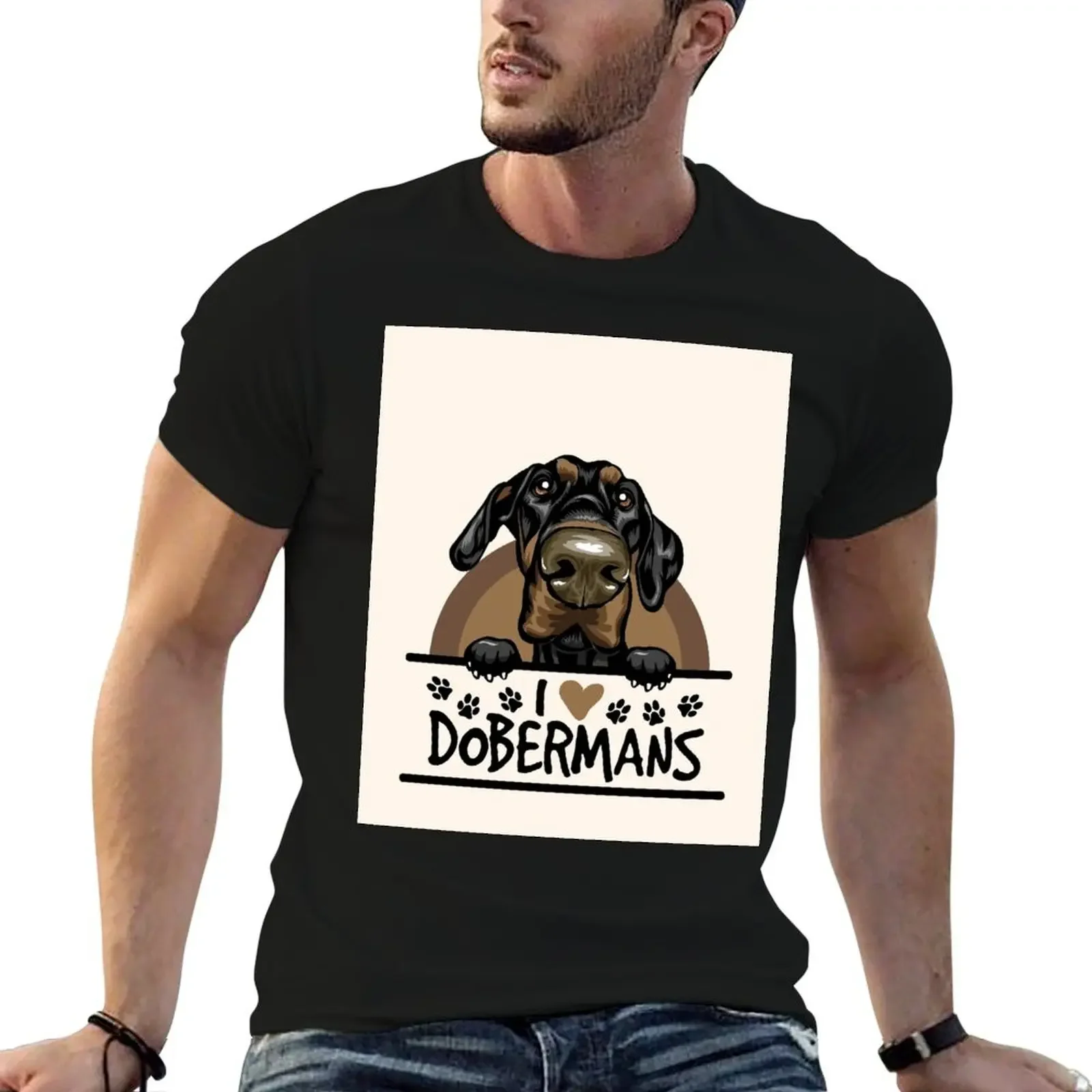 Natural Ear Doberman - I Heart Dobermans T-Shirt oversize t-shirts man man clothes cotton man t-shirts shirts men graphic
Natural Ear Doberman - I Heart Dobermans T-Shirt oversize t-shirts man man clothes cotton man t-shirts shirts men graphic