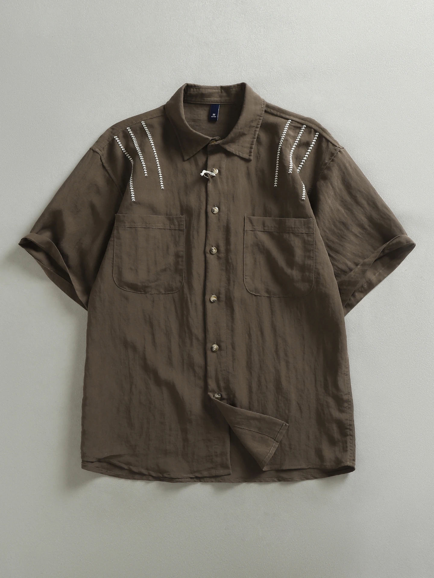 Loose Comfortable Men's Short Sleeve Shirt Embroidered Design Linen Blend Casual Pocket Shirt Breathable Skin-Friendly Summer...
Loose Comfortable Men's Short Sleeve Shirt Embroidered Design Linen Blend Casual Pocket Shirt Breathable Skin-Friendly Summer...