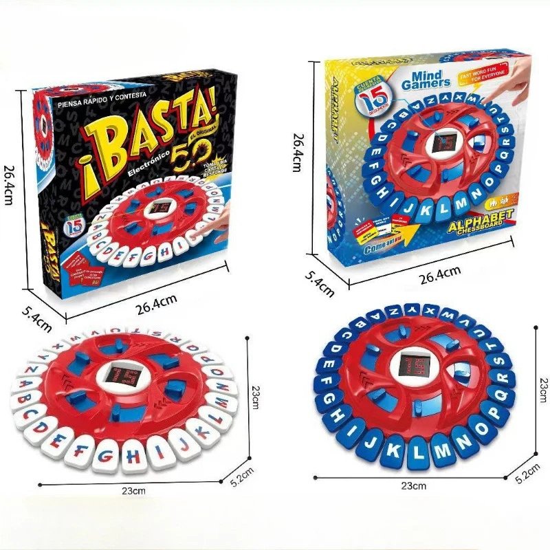 Juego De Palabras Display Puzzle Board Game English Spanish Basta Vocabulary Letter Pressing Fast Paced Parent-child Interactive
Juego De Palabras Display Puzzle Board Game English Spanish Basta Vocabulary Letter Pressing Fast Paced Parent-child Interactive