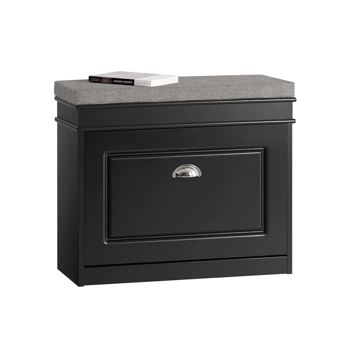 Black Hallway Shoe Bench With Flip-Drawer & Cushion For Entryway 55cm Customized
Black Hallway Shoe Bench With Flip-Drawer & Cushion For Entryway 55cm Customized