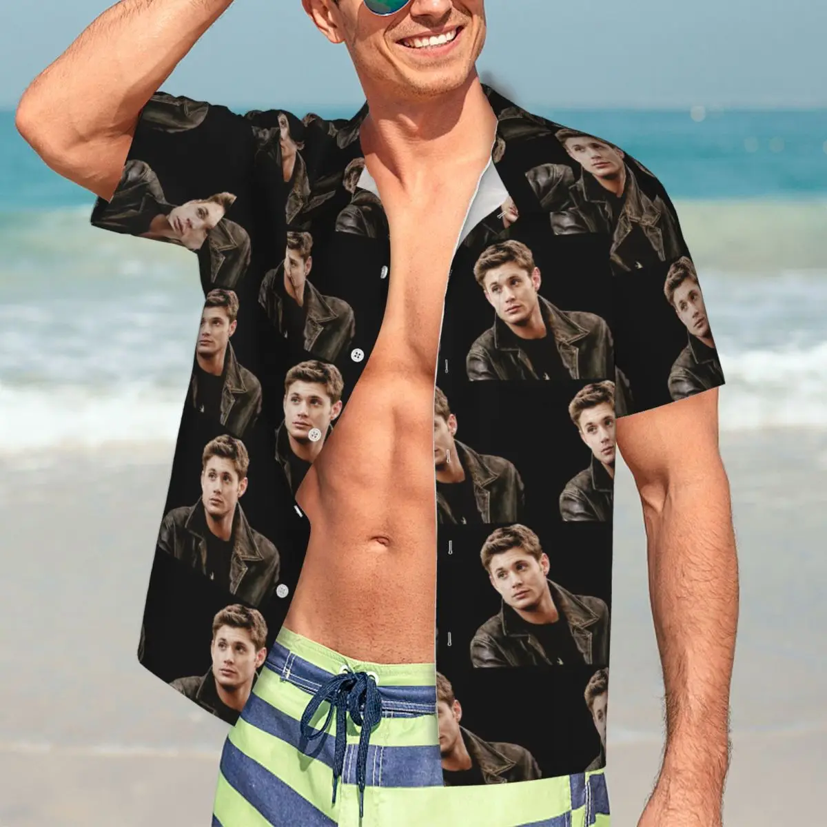 Dean Winchester Supernatural Hawaiian Shirts Funny Men Short Sleeve Shirt for Summer Beach Men's Lapel Tops
Dean Winchester Supernatural Hawaiian Shirts Funny Men Short Sleeve Shirt for Summer Beach Men's Lapel Tops