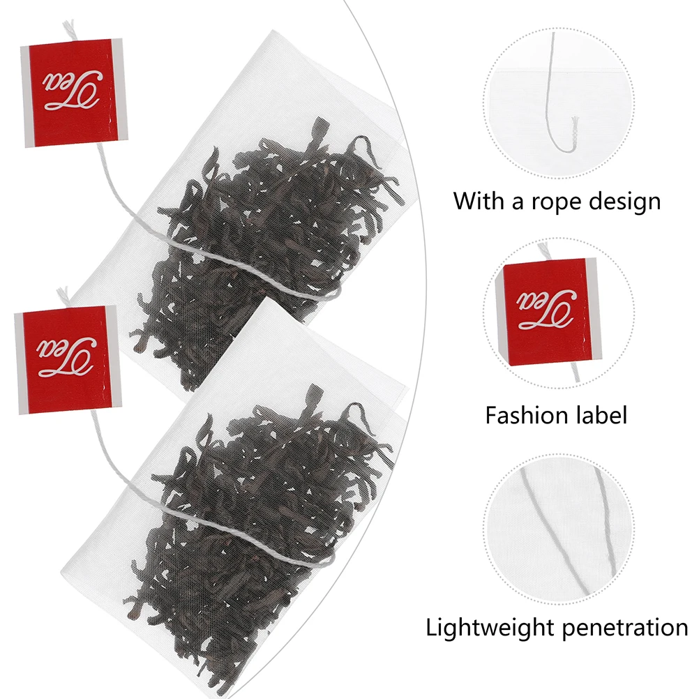 200pcs Tea Filter Bags Infuser Sachets Nylon Long Handle Loose Leaf Empty Reusable Seal Bag for Coffee Herbs Spices
200pcs Tea Filter Bags Infuser Sachets Nylon Long Handle Loose Leaf Empty Reusable Seal Bag for Coffee Herbs Spices