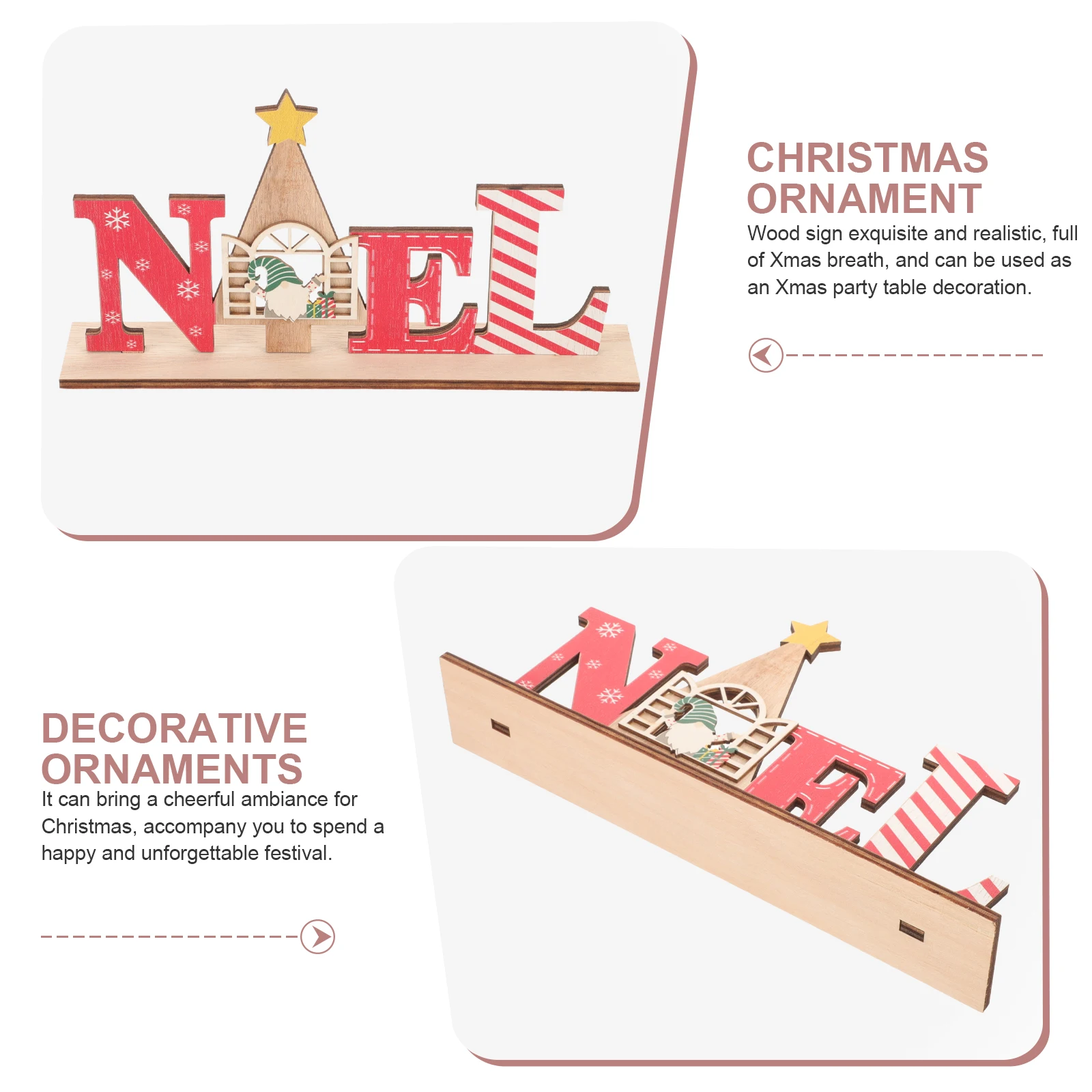 Letter Card Ornament Room Decor Home Christmas Tree Holiday Decorations for Wood Table Sign Craft
Letter Card Ornament Room Decor Home Christmas Tree Holiday Decorations for Wood Table Sign Craft