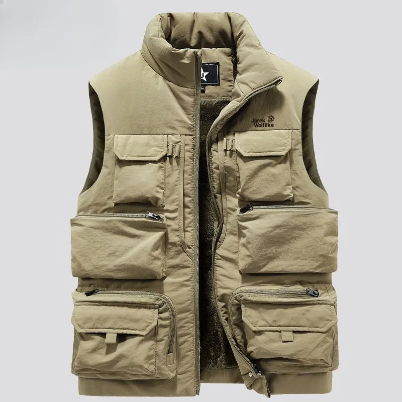 Men Outdoor Sports Windproof Thicken Thermal Outerwear Waistcoat Autumn Winter Male Multi-Pocket Wear-Resistant Large Size Vest
Men Outdoor Sports Windproof Thicken Thermal Outerwear Waistcoat Autumn Winter Male Multi-Pocket Wear-Resistant Large Size Vest