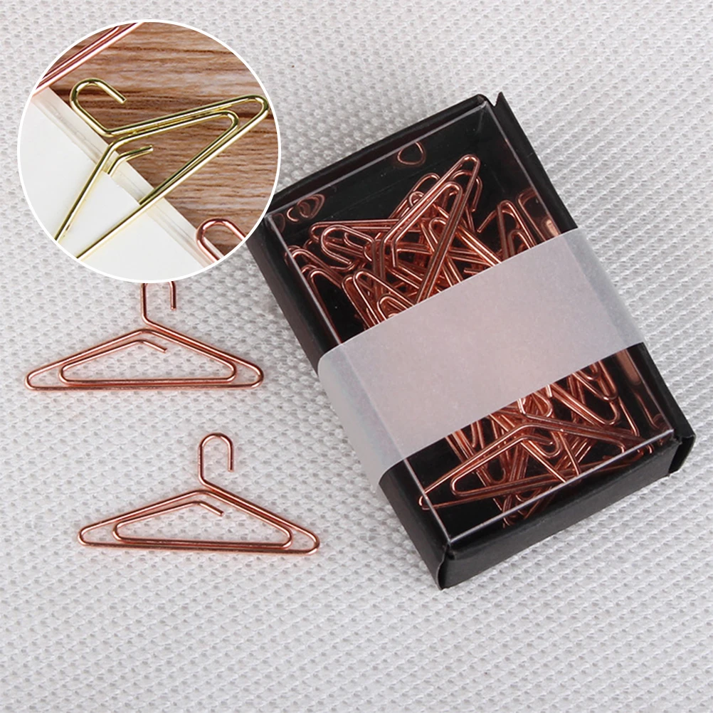 1 Box Metal Creative Hanger Paper Clips Note Photo Clips Bookmark Clamps For Home School Office (Rose Gold box Color)
1 Box Metal Creative Hanger Paper Clips Note Photo Clips Bookmark Clamps For Home School Office (Rose Gold box Color)
