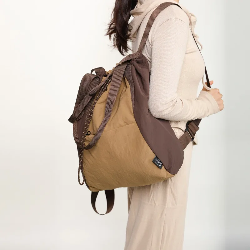 2026 New Women's Color Block Nylon Backpack, Large Capacity Yoga Sports Bag, Multifunctional Handbag for Outdoor Travel Daily
2026 New Women's Color Block Nylon Backpack, Large Capacity Yoga Sports Bag, Multifunctional Handbag for Outdoor Travel Daily