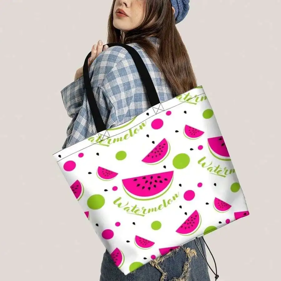 Watermelon Print Casual Tote Bag For Women Summer Fashion Shoulder Handbag
Watermelon Print Casual Tote Bag For Women Summer Fashion Shoulder Handbag