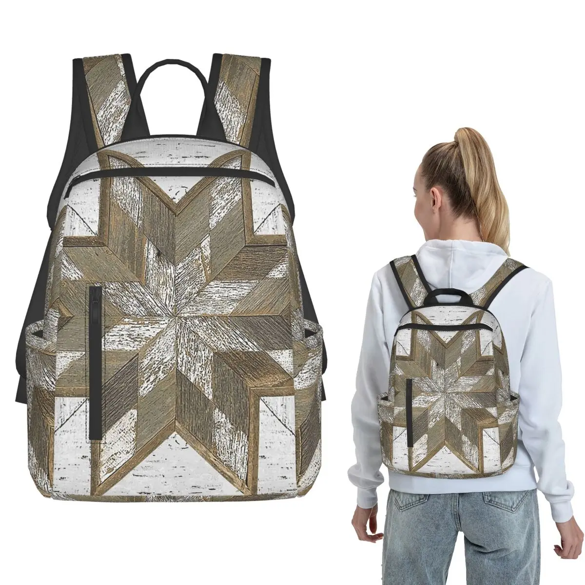 Barn Star Quilt D Backpack Daypack Kids BookBag School Bag Shoulder Bags for Men Women
Barn Star Quilt D Backpack Daypack Kids BookBag School Bag Shoulder Bags for Men Women