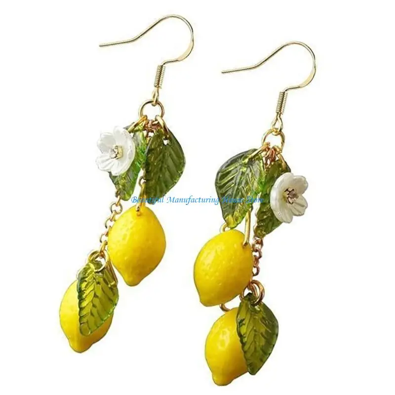 E56A Handcraft Lemon Designs Dangle Earrings Portable Resin Vocation Jewelry Gifts Decoration for Women Casual Wear
E56A Handcraft Lemon Designs Dangle Earrings Portable Resin Vocation Jewelry Gifts Decoration for Women Casual Wear