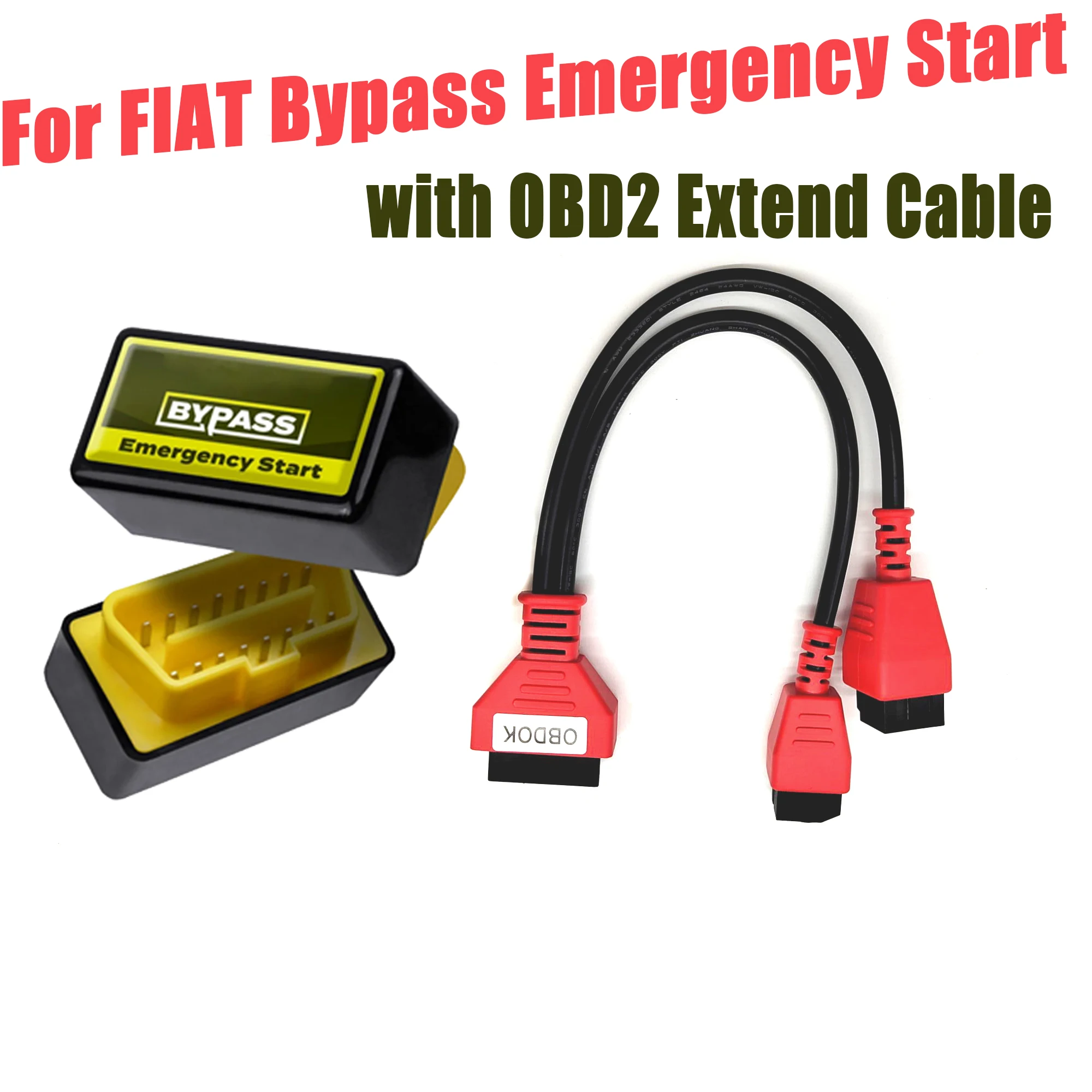 For FIAT Bypass Emergency Start Emulator with SGW SGV Extend Cable OBD2 Plug and Play IMMO OFF Car Repair Essential Tools
For FIAT Bypass Emergency Start Emulator with SGW SGV Extend Cable OBD2 Plug and Play IMMO OFF Car Repair Essential Tools