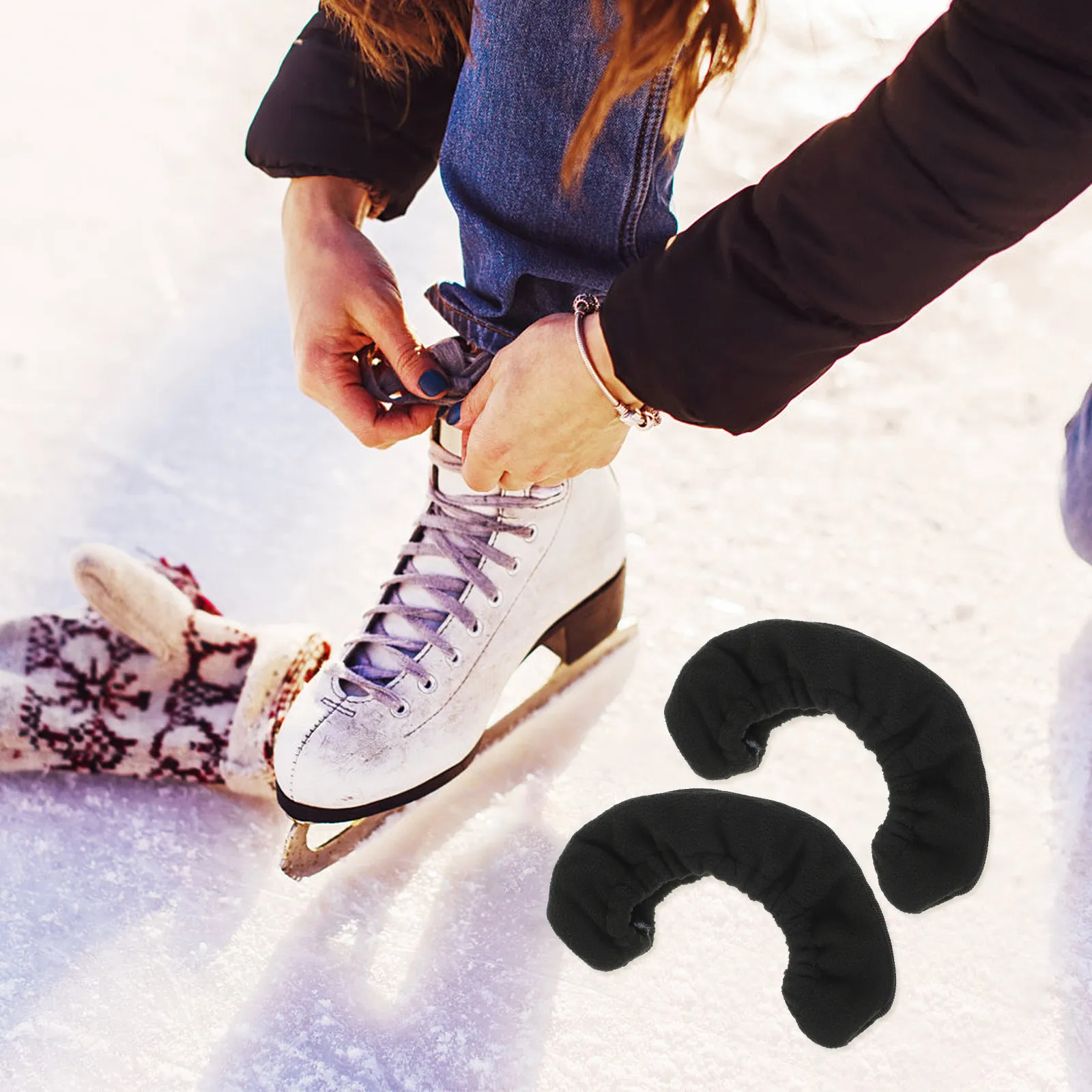 1Pair Portable Skate Blade Guards Professional Figure Ice Skating Guards Hockey Skates Covers Wear-Resistant Moisture Absorbing
1Pair Portable Skate Blade Guards Professional Figure Ice Skating Guards Hockey Skates Covers Wear-Resistant Moisture Absorbing