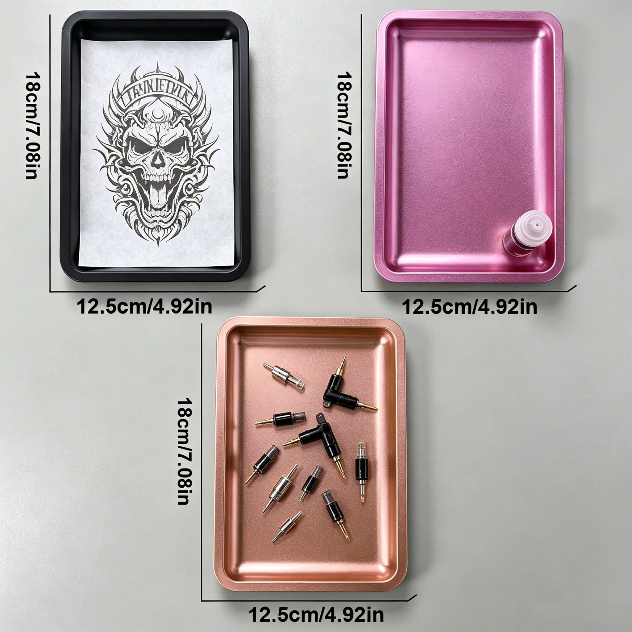 Tattoo PMU Disinfection Storage Tray Stainless Steel Nail Art Tool Tray Beauty Salon Organizer Plate Tattoo Accessories
Tattoo PMU Disinfection Storage Tray Stainless Steel Nail Art Tool Tray Beauty Salon Organizer Plate Tattoo Accessories