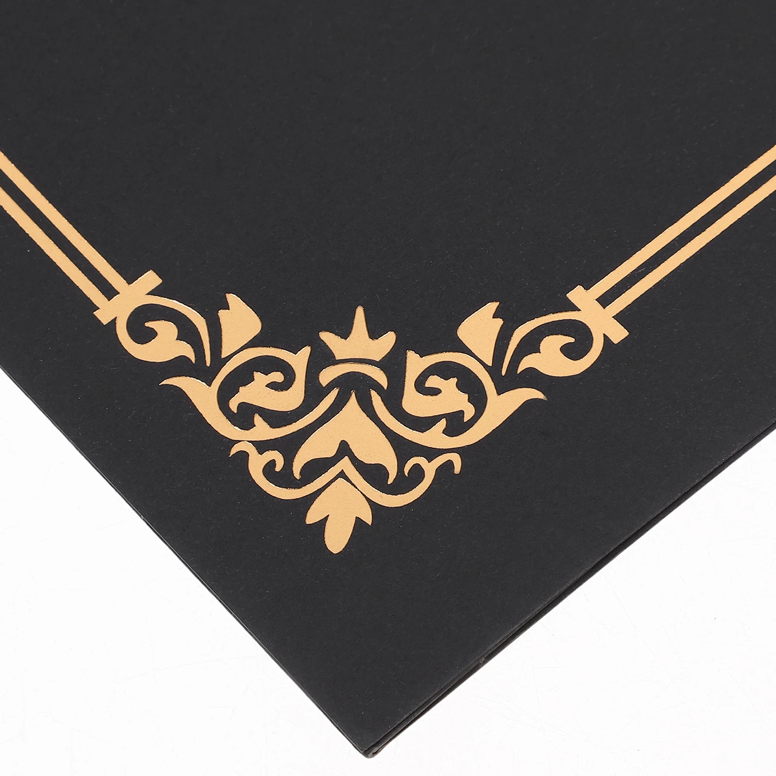3 Pcs Black Certificate Cover Envelope Paper Diploma Protector Holder Award Elegant Fashion Simple Structure Portable
3 Pcs Black Certificate Cover Envelope Paper Diploma Protector Holder Award Elegant Fashion Simple Structure Portable