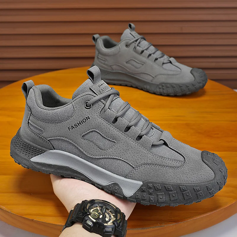 2025 New High Quality Sports Workwear Men's Shoes Hiking Shoes and Outdoor Casual Shoes Leisure Wear-resistant Soft-sole Sneaker
2025 New High Quality Sports Workwear Men's Shoes Hiking Shoes and Outdoor Casual Shoes Leisure Wear-resistant Soft-sole Sneaker