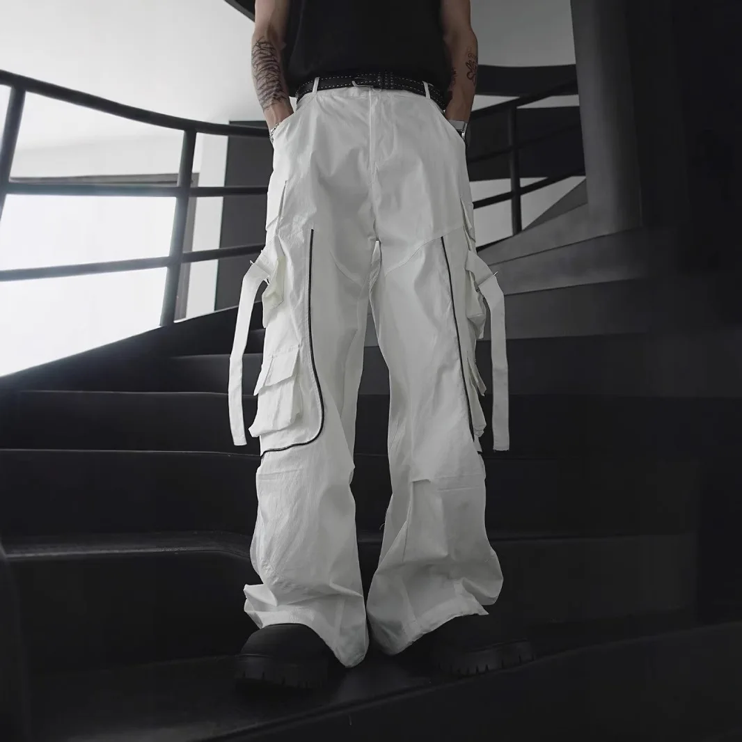 Street Dance Ribbon Straight-Leg Overalls Male Loose-Fitting Mopping Pants High Hip Hop Wide Leg
Street Dance Ribbon Straight-Leg Overalls Male Loose-Fitting Mopping Pants High Hip Hop Wide Leg