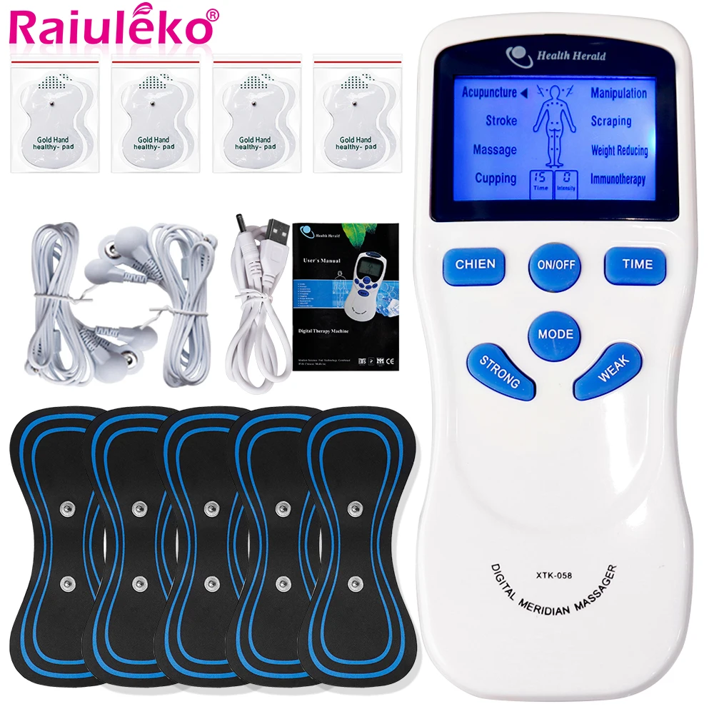 Muscle Stimulator 8-Mode Electric TENS EMS Acupuncture Body Massage Digital Therapy Slimming Machine Pain Relief Massage Relax
Muscle Stimulator 8-Mode Electric TENS EMS Acupuncture Body Massage Digital Therapy Slimming Machine Pain Relief Massage Relax